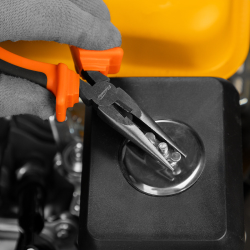 Длинногубцы прямые Comfort, 160 мм ,шлифованные, двухкомпонентные рукоятки Sparta купить в Москве с доставкой по всей России | ProtosMarket.ru