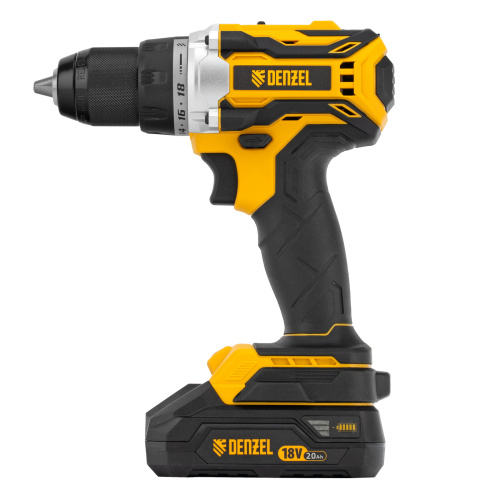Дрель-шуруповерт аккумуляторная, бесщет. BLDL-18-02 Li-Ion, 18 В Denzel купить в Москве с доставкой по всей России | ProtosMarket.ru