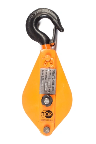 Блок монтажный однорольный с крюком TOR 3,2 т с откидной щекой (T) купить в Москве с доставкой по всей России | ProtosMarket.ru