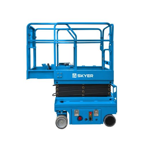 Самоходный ножничный подъемник SKYER PL0624 с выдвижной платформой (узкая база) купить в Москве с доставкой по всей России | ProtosMarket.ru