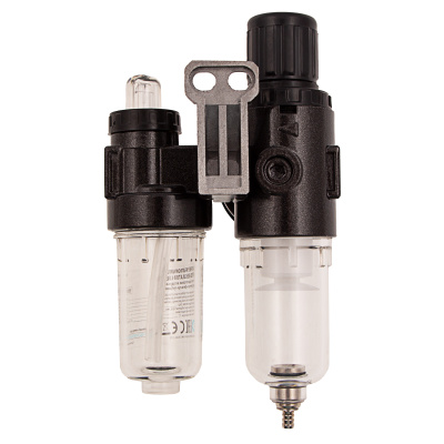 Блок подготовки воздуха регулятор-фильтр-лубрикатор FLR1500, 10 бар, 1500 л/мин, 1/4" Denzel купить в Москве с доставкой по всей России | ProtosMarket.ru