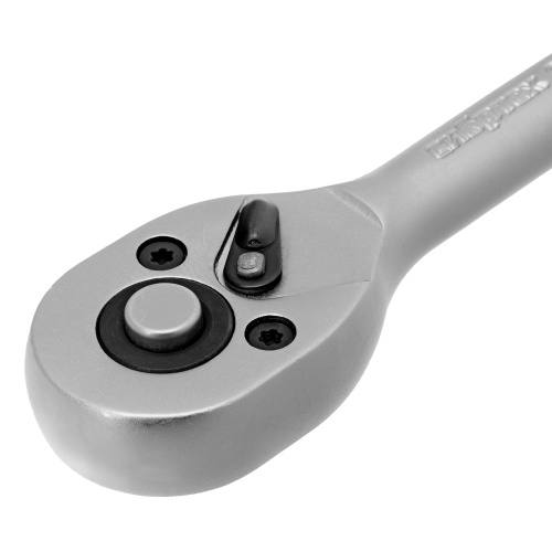 Ключ-трещотка 1/4", 45 зубьев, с быстрым сбросом, матовый хром Сибртех купить в Москве с доставкой по всей России | ProtosMarket.ru