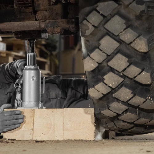 Домкрат гидравлический бутылочный, 12 т, h подъема 230-465 мм Matrix по ценам производителя в Казани с доставкой по всей России