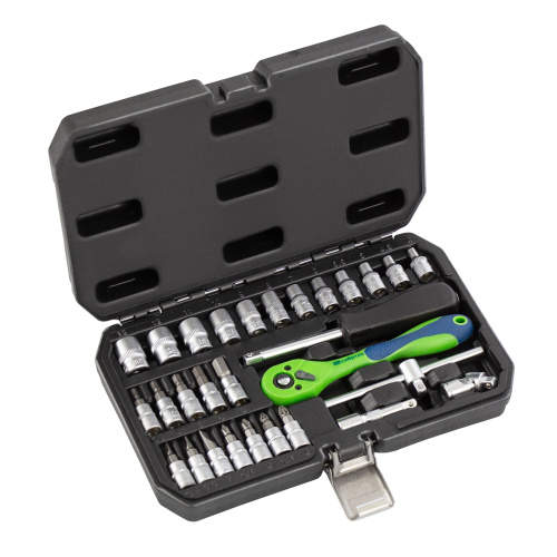 Набор инструментов 29 предметов, CrV, 1/4" Сибртех купить в Москве с доставкой по всей России | ProtosMarket.ru