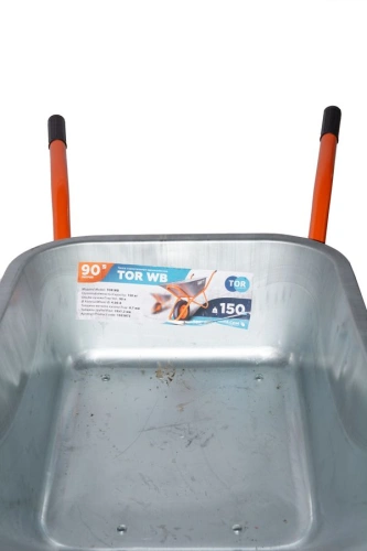 Тачка строительная 90 л 150 кг TOR WB одноколесная по ценам производителя в Казани с доставкой по всей России