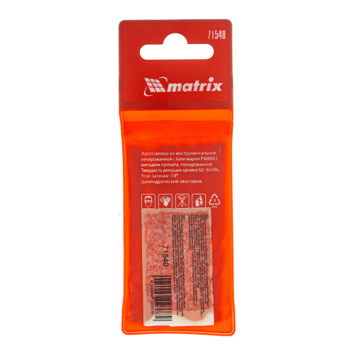 Сверло по металлу, 4 мм, полированное, HSS, 10 шт, цилиндрический хвостовик Matrix купить в Москве с доставкой по всей России | ProtosMarket.ru