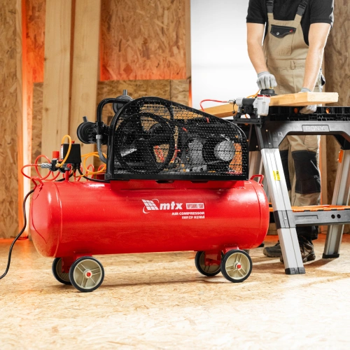 Компрессор воздушный ременный привод КР3000/100  3,0 кВт, 100 литров, 510 л/мин МТХ по ценам производителя в Казани с доставкой по всей России