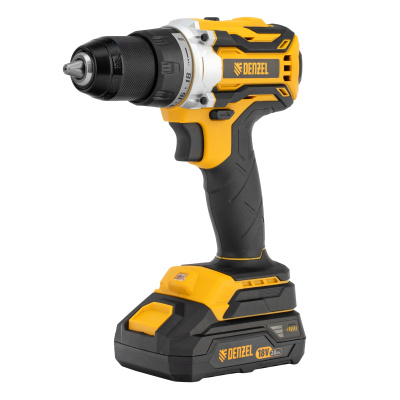 Дрель-шуруповерт аккумуляторная, бесщет. BLDL-18-02 Li-Ion, 18 В Denzel купить в Москве с доставкой по всей России | ProtosMarket.ru
