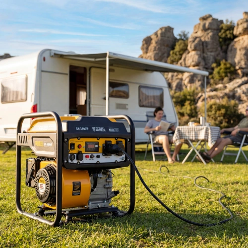 Генератор инверторный GK-3800iF, 3,8 кВт, 230 В, ручной старт DENZEL по ценам производителя в Казани с доставкой по всей России