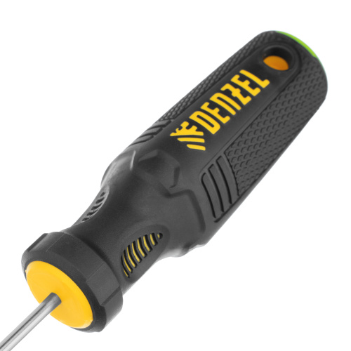 Отвертка PZ0x75 мм, CrV, трехкомпонентная рукоятка Denzel по ценам производителя в Казани с доставкой по всей России
