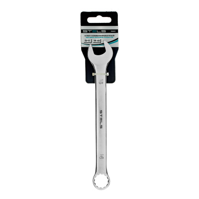 Ключ комбинированный, 16 мм, CrV, матовый хром Stels купить в Москве с доставкой по всей России | ProtosMarket.ru