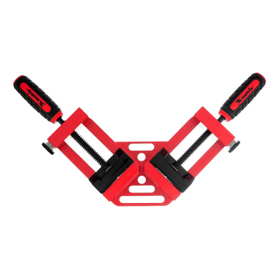 Струбцина угловая, быстрозажимная, 65/65 мм, двухкомпонентные обрезиненные рукоятки Matrix купить в Москве с доставкой по всей России | ProtosMarket.ru