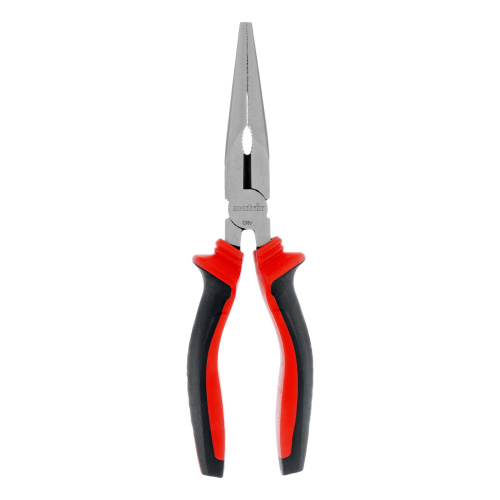 Длинногубцы прямые, 200 мм, хром-ванадий, двухкомпонентные рукоятки Matrix купить в Москве с доставкой по всей России | ProtosMarket.ru