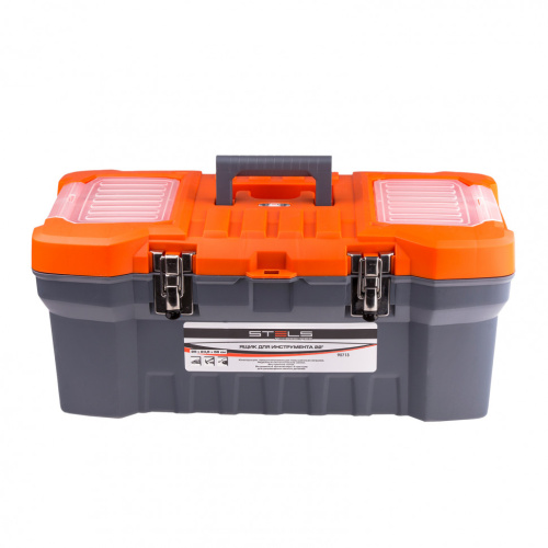 Ящик для инструмента с металлическими замками 22", 28 х 23 см, 5 х 56 см Stels купить в Москве с доставкой по всей России | ProtosMarket.ru