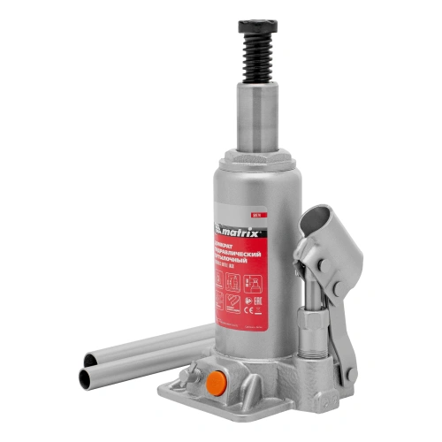 Домкрат гидравлический бутылочный, 3 т, h подъема 178-343 мм, в пластиковом кейсе Matrix по ценам производителя в Казани с доставкой по всей России
