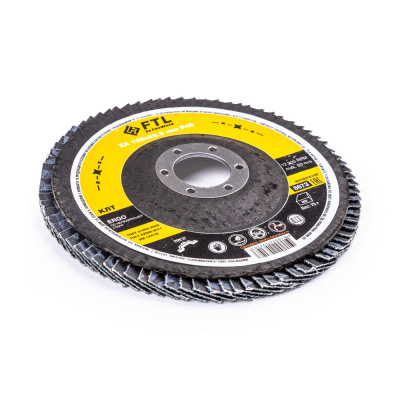 Круг лепестковый для шлифования по нержавеющей стали FTL Ergo цирконий 27 125 х 22,2 мм P40 по ценам производителя в Казани с доставкой по всей России