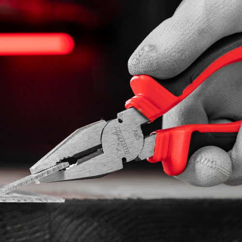 Плоскогубцы комбинированные, 160 мм, хром-ванадий, двухкомпонентные рукоятки Matrix купить в Москве с доставкой по всей России | ProtosMarket.ru