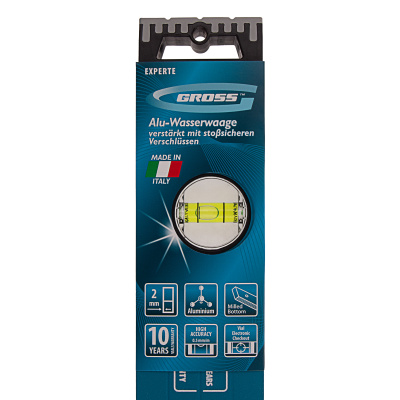 Уровень алюминиевый, 800 мм, усиленный с ударопрочными заглушками, рукоятки, 3 глазка Gross купить в Москве с доставкой по всей России | ProtosMarket.ru