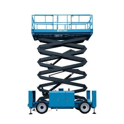 Подъемник самоходный дизельный ножничный с выдвижными платформами SKYER DPL1568 купить в Москве с доставкой по всей России | ProtosMarket.ru