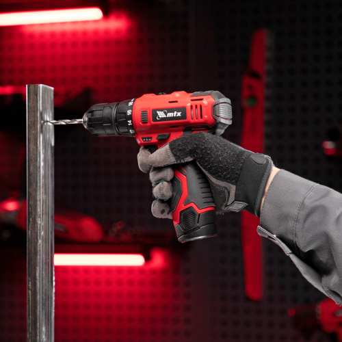 Дрель-шуруповерт аккумуляторная MCDL-12-02P, Li-Ion, 12 В, 2 акк. MTX по ценам производителя в Казани с доставкой по всей России