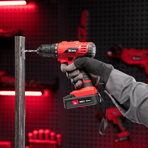 Дрель-шуруповерт аккумуляторная MCDL-18-02, Li-Ion, 18 В, 2 акк. MTX по ценам производителя в Казани с доставкой по всей России