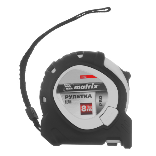 Рулетка Neon,8 м x 25 мм,обрезиненный корпус,3 фиксации,Pro Matrix по ценам производителя в Казани с доставкой по всей России