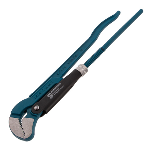 Ключ трубный рычажный 1.5, №2, цельнокованый, CrV, тип "S" Gross купить в Москве с доставкой по всей России | ProtosMarket.ru