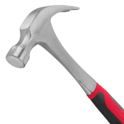 Молоток-гвоздодер, 450 г, цельнометаллический, двухкомпонентная рукоятка Matrix купить в Москве с доставкой по всей России | ProtosMarket.ru