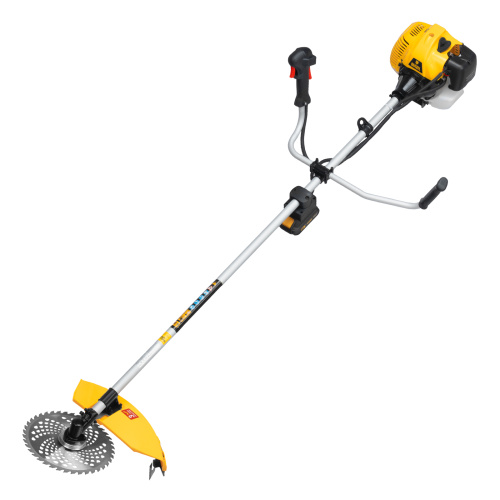 Триммер бензиновый DT-52E, 52 см3, неразъемная штанга, электростартер, состоит из 2 частей Denzel купить в Москве с доставкой по всей России | ProtosMarket.ru