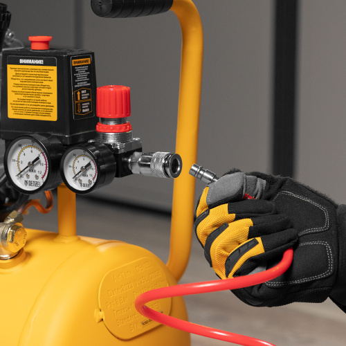 Компрессор воздушный DC1500/24, прямой привод, 1.5 кВт, 24 литра, 220 л/мин Denzel по ценам производителя в Казани с доставкой по всей России