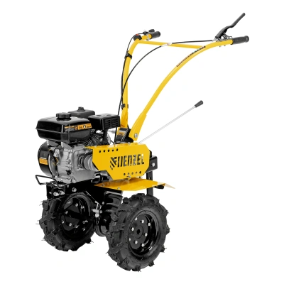 Мотоблок DPT-170, 7 л.с., ремен.сцеп, шир 85 см, глуб 35 см,фрез 3х3,ШОМ,скор 2В/1Н,кол 8" Denzel по ценам производителя в Казани с доставкой по всей России