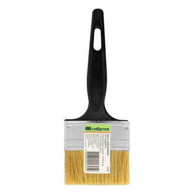 Кисть флейцевая "Стандарт", 70 х 6 мм, натуральная щетина, пластиковая ручка Сибртех купить в Москве с доставкой по всей России | ProtosMarket.ru