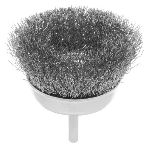 Щетка для дрели, 75 мм, "чашка" со шпилькой, витая проволока Сибртех по ценам производителя в Казани с доставкой по всей России
