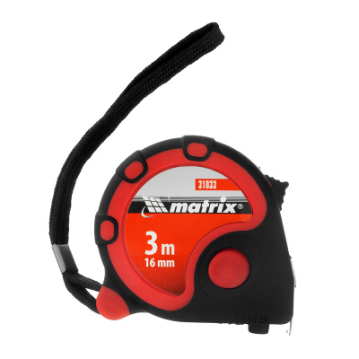 Рулетка Status 3 fixations,3 м х 16 мм,двухкомпонентный корпус,3 фиксации ленты Matrix по ценам производителя в Казани с доставкой по всей России