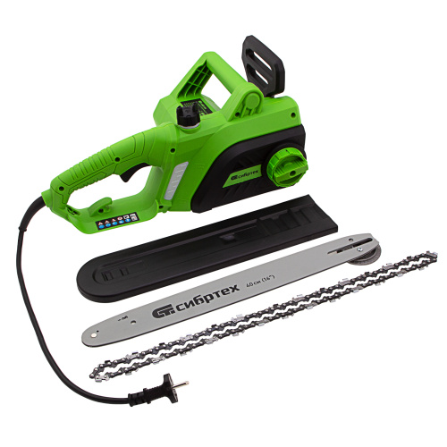 Пила цепная электрическая ПЦЭ-2200П с поперечным двигателем, 2.2 кВт, 16'' (40 см) Сибртех купить в Москве с доставкой по всей России | ProtosMarket.ru