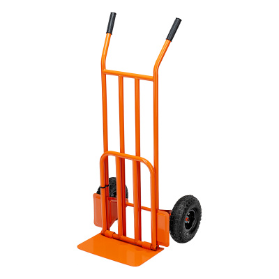 Тележка ручная 2-х колесная, усиленная, г/п 250кг, откидная платформа 530х400мм Сибртех по ценам производителя в Казани с доставкой по всей России