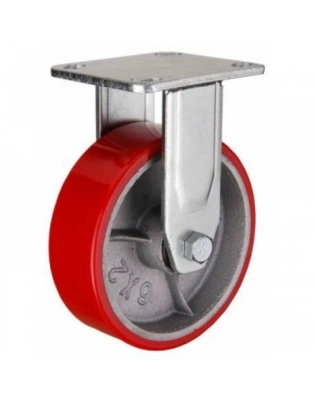 Колесо большегрузное неповоротное FCp 85 250 мм полиуретановое (N) по ценам производителя в Казани с доставкой по всей России