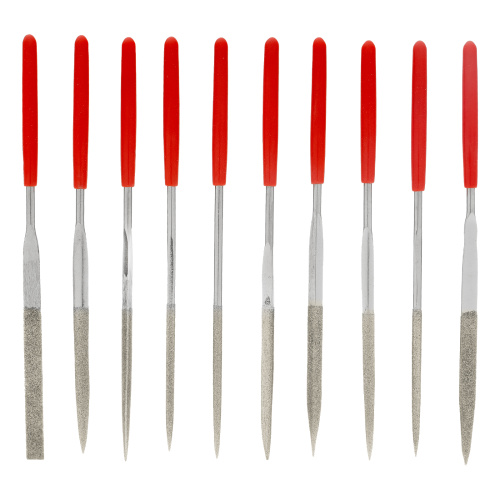 Набор надфилей алмазных, 140 х 50 х 3 мм, 10 шт Matrix купить в Москве с доставкой по всей России | ProtosMarket.ru