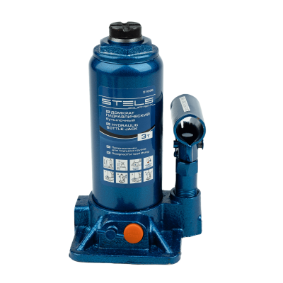 Домкрат гидравлический бутылочный, 3 т, H подъема 178-343 мм Stels купить в Москве с доставкой по всей России | ProtosMarket.ru