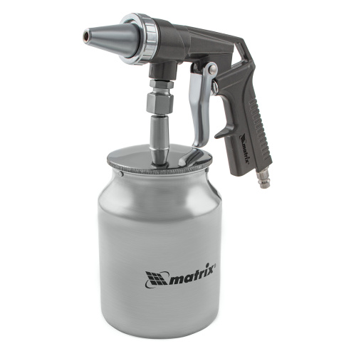Пистолет пескоструйный с нижним бачком, пневматический Matrix купить в Москве с доставкой по всей России | ProtosMarket.ru