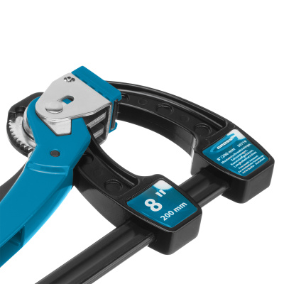 Струбцина реечная быстрозажимная 8, металлический корпус, рычажный храповой механизм, 200 мм Gross купить в Москве с доставкой по всей России | ProtosMarket.ru