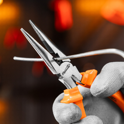 Длинногубцы прямые Classic, 160 мм, шлифованные, пластмассовые рукоятки Sparta купить в Москве с доставкой по всей России | ProtosMarket.ru