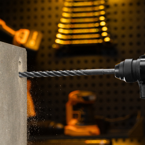 Бур по бетону, цельная крестовая пластина, 12x265 мм, SDS PLUS Denzel по ценам производителя в Казани с доставкой по всей России