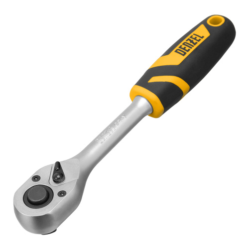 Набор инструментов, 1/2", 1/4", CrV, S2, пластиковый кейс, 64 предмета Denzel по ценам производителя в Казани с доставкой по всей России