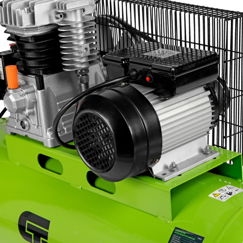 Компрессор воздушный КР-2200/100, 2.2 кВт, 350 л/мин, 100 л, ременной привод, масляный Сибртех купить в Москве с доставкой по всей России | ProtosMarket.ru