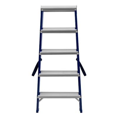 Стремянка двусторонняя 5 ступеней, стальная, Сибртех купить в Москве с доставкой по всей России | ProtosMarket.ru