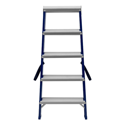 Стремянка двусторонняя 5 ступеней, стальная, Сибртех купить в Москве с доставкой по всей России | ProtosMarket.ru