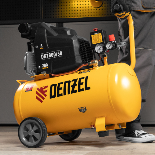 Компрессор воздушный DK1800/50, Х-PRO 1.8 кВт, 280л/мин, 50л Denzel купить в Москве с доставкой по всей России | ProtosMarket.ru