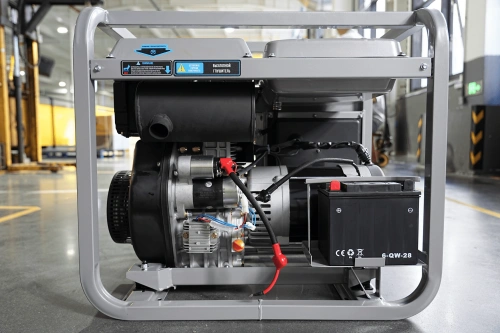 Генератор дизельный 7,0 кВт 220В с электростартером и колесами TOR KM7000D по ценам производителя в Казани с доставкой по всей России