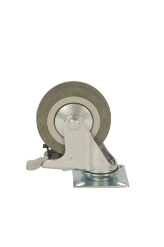 Колесо аппаратное поворотное SCgb 42 100 мм с тормозом (F) купить в Москве с доставкой по всей России | ProtosMarket.ru